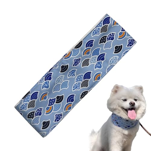 Kühlender Halswärmer für Hunde, kühlendes Halsband – niedliches Design mit kühlendem Bandana für Haustiere, Halsausschnitt für heiße Tage, Schals von Vgvgaj