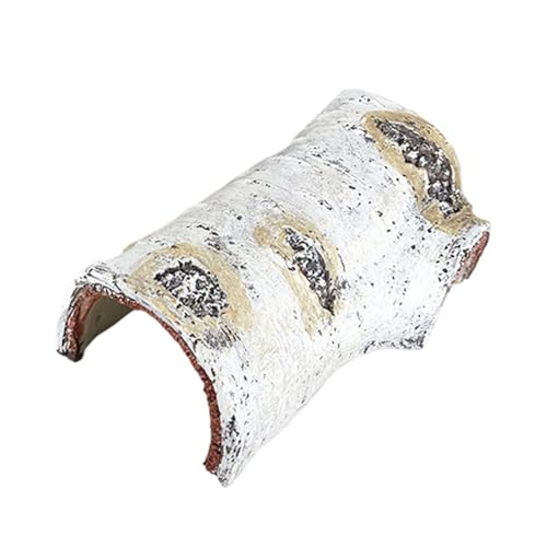 REPTILE HOUSE Cave, Gecko Cave House – Simulationsbaumhaus aus Harz mit Bart-Drache | Reptilien-Lebensraum-Dekoration für Spinnen, Frösche, Einsiedlerkrebse, Einsiedlerkrebse, von Vgvgaj