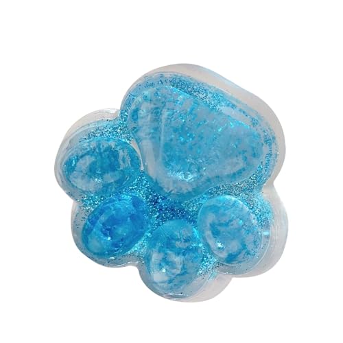 Vgvgaj 2 Stück Spielzeug zum Drücken in Form von Katzenpfoten, Spielzeug zum Drücken aus Silikon in Form einer Katzenpfote, um Stress zu lindern, Squishy-Spielzeug für große Katzen, für Angst und von Vgvgaj