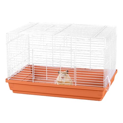 Vgvgaj 47x30x30cm Großer Hamsterkäfig Nagerkäfig Rattenkäfig Metall Hamsterhaus Tragbares Gurthause Mit Abnehmbarem Boden Belüftete Lebensraum Für Kleine Tier von Vgvgaj