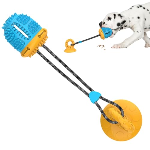Vgvgaj Dog Slow Feeder Ball - Saugnapf Hund Slow Feeder Ball - Anti-Biss Leckerli-Spender Tragbarer Futterspender für Training Vgvgaj Dog Slow Feeder Ball - Saugnapf Hund Slow Feeder Ball - Anti-Biss Leckerli-Spender Tragbarer Futterspender für Training von Vgvgaj
