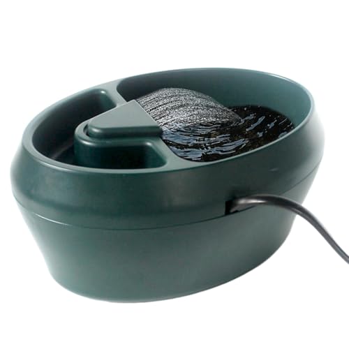 Wasserspender für Eidechsen, Wasserspender für Reptilien, automatischer Chamäleon-Wasserspender und Futternapf, Wasserspender für Frosch, Futterbehälter für Reptilien, 2-in-1 von Vgvgaj