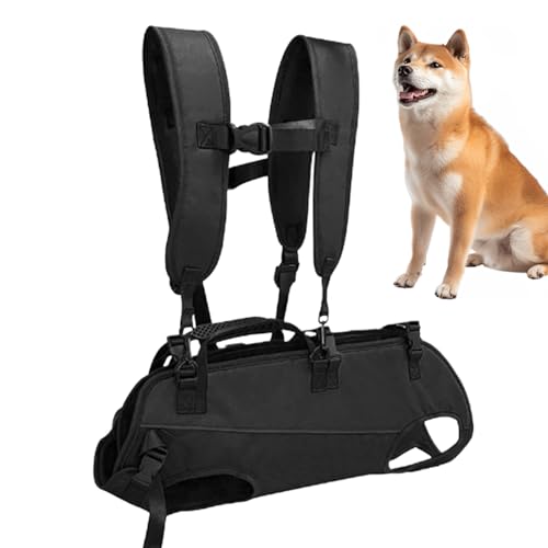 Vhjlfig Hundeschlinge zum Trimmen von Nägeln, atmungsaktiv, verstellbar, Hunde-Hebegeschirr, Haustier-Wanderrucksack für Motorrad, Reisen, Behinderte beim Spazierengehen, Pflegen, Treppen, Tierarzt Vhjlfig Hundeschlinge zum Trimmen von Nägeln, atmungsaktiv, verstellbar, Hunde-Hebegeschirr, Haustier-Wanderrucksack für Motorrad, Reisen, Behinderte beim Spazierengehen, Pflegen, Treppen, Tierarzt von Vhjlfig