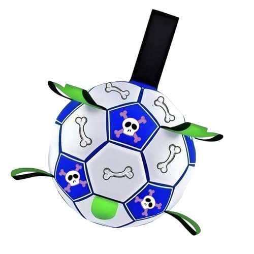 Vhjlfig Hundespielball Ball,Welpen Trainingspielzeug Hüteball | Aus Kunststoff Leder Tierzubehör Tragbar | Für Kleine Mittelgroße Große Rassen Garten Park Spielen von Vhjlfig