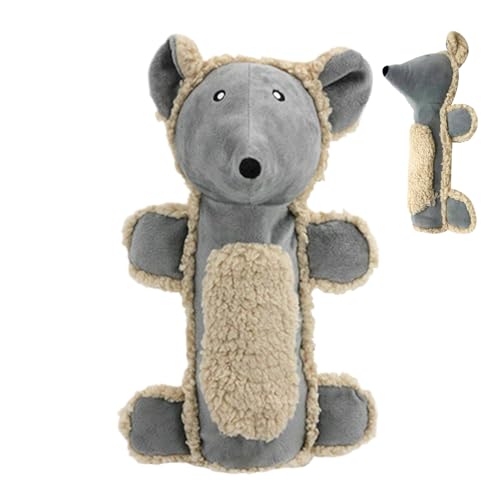 Vhjlfig Kleine Quietschende Hundespielzeuge,Niedliche Plüsch Hundespielzeuge Mit Quietscher - Weiches Kauspielzeug Mit Quietscher, Zahnreinigung Und Indoor Beschäftigung Für Bewegung Und Gegen von Vhjlfig