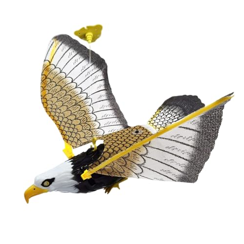 Vhjlfig Vogelspielzeug für Katzen, die fliegen, elektrisches Spielzeug in Vogelform mit leichtem Sound, elektronische Simulation, Haustierzubehör zur Stimulierung von Übungen, Springen, Jagd von Vhjlfig