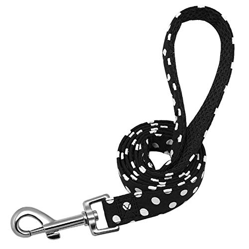 Haustier-Schlupfseil, Hundeleine, Haustier-Gehleine for kleine, mittelgroße Hunde, Katzen, gepunktetes Welpentraining, Laufleinen, Leinen, Outdoor-Seilgürtel, 1,2 m Leinen (Farbe: B, Größe: L) (Color von VhoMes