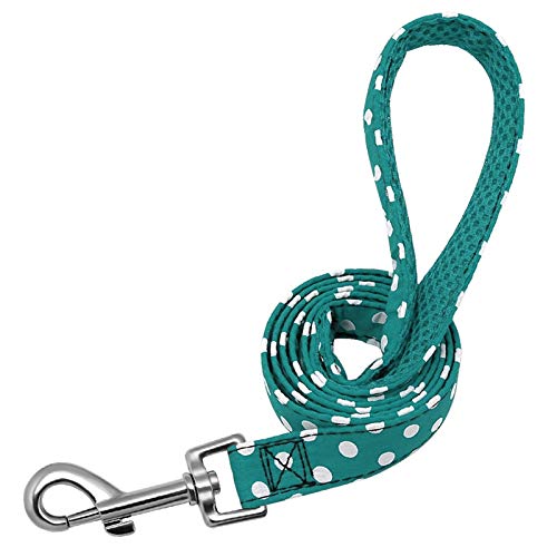 Haustier-Schlupfseil, Hundeleine, Haustier-Gehleine for kleine, mittelgroße Hunde, Katzen, gepunktetes Welpentraining, Laufleinen, Leinen, Outdoor-Seilgürtel, 1,2 m Leinen (Farbe: B, Größe: L) (Color von VhoMes