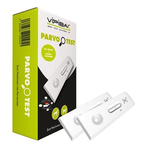 2er Set ViPiBaX Parvo Test - Schnelltest bei Parvovirusverdacht und Katzenseuche (CPV, FPV) bei Hunden und Katzen von ViPiBaX viren pilze bakterien ex