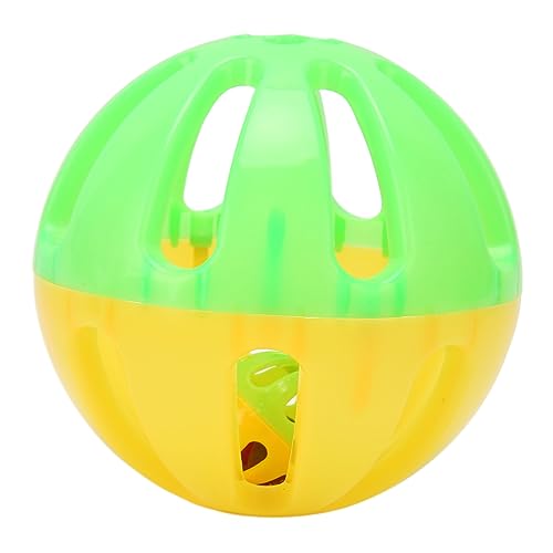 Hühnerball-Spielzeug mit Glockenball Im Inneren, Haustier-Hühner-Futterspielzeugball für Viel Spaß, Leicht Nachfüllbare Leckerlis, aus Sicherem Kunststoff, Spülmaschinenfest, ca. von ViaGasaFamido