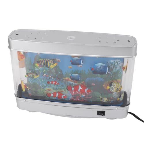 Künstliches Aquarium, Mini-Aquarium, Künstlicher Tropischer Fisch, Dekorative Aquariumlampe, Virtueller in Bewegung, für Schlafzimmer, Schreibtisch Künstliches Aquarium, Mini-Aquarium, Künstlicher Tropischer Fisch, Dekorative Aquariumlampe, Virtueller in Bewegung, für Schlafzimmer, Schreibtisch von ViaGasaFamido