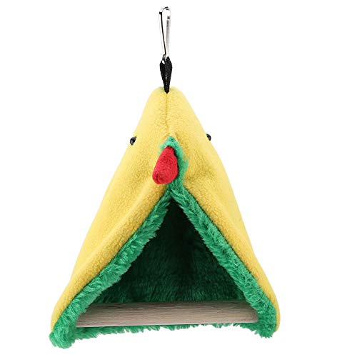 Papagei stehend Barsch, hängendes Dreieck Hängematte Vogelkäfig hängendes Bett Plüsch Zelt Spielzeug für Vögel Papageien Nymphensittiche kleine ConuresNester von ViaGasaFamido