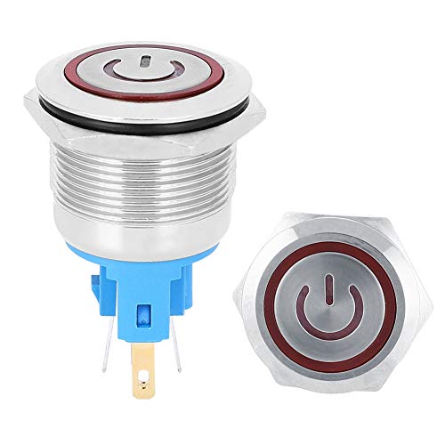 ViaGasaFamido 6 Pin Selbstverriegelungsknopf -Druckknopfschalter, Hoher Sicherheitsschalter aus Edelstahl mit Symbol, Tasten und Indikatoren, mit Exquisitem Erscheinungsbild, Leicht Beschädigt zu ViaGasaFamido 6 Pin Selbstverriegelungsknopf -Druckknopfschalter, Hoher Sicherheitsschalter aus Edelstahl mit Symbol, Tasten und Indikatoren, mit Exquisitem Erscheinungsbild, Leicht Beschädigt zu von ViaGasaFamido