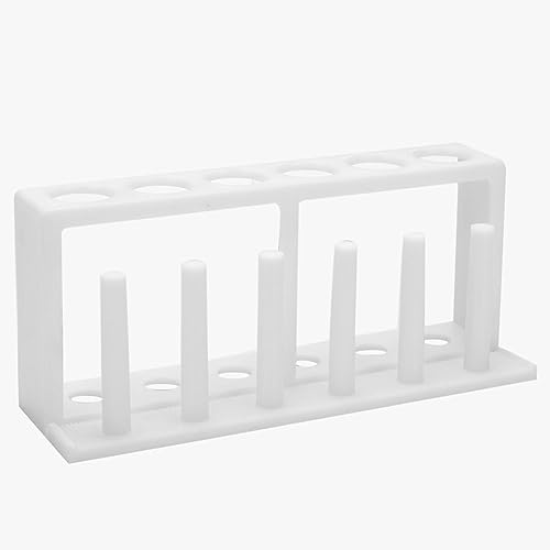 ViaGasaFamido Kunststoff-Reagenzgläser, Chemische und Resistente, Labor-Testrohrhalter, Anti-Rutsch-Basis, 6 Löcher 6 Säule, Weiß, Hochtemperaturwiderstand, Einfügung und Abfluss, Bequem, Bequem, ViaGasaFamido Kunststoff-Reagenzgläser, Chemische und Resistente, Labor-Testrohrhalter, Anti-Rutsch-Basis, 6 Löcher 6 Säule, Weiß, Hochtemperaturwiderstand, Einfügung und Abfluss, Bequem, Bequem, von ViaGasaFamido