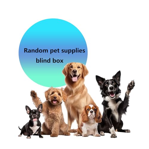 Viaopo Spielzeug für kleine und mittelgroße Hunde (Blindbox-Form - sechs zufällig gesendet) Quietschendes Plüsch-Hundespielzeug-Set, unzerstörbares Kauspielzeug für Hunde, Tauziehen, Hundespielzeug von Viaopo