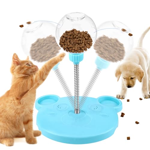 Vibbang Wackelndes Hunde Leckerli Spielzeugs, Futterball für Hunde, Interaktiver Spielball Leckerli Ball für Hundes, Hundefütterung Spielzeug, Slow Feeder Snackball Puzze Hundespielzeug von Vibbang