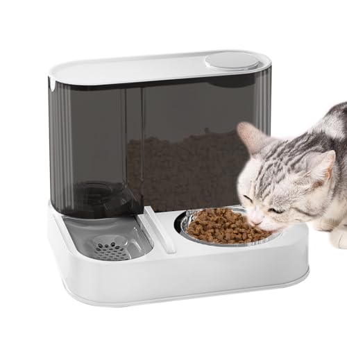 Automatischer Futter- und Wasserspender für Hunde, 2-in-1-Automatik für Katzen und automatische 2-in-1-Trinkflasche für Hunde, automatische Wasser- und Futterautomat. Automatischer Futter- und Wasserspender für Hunde, 2-in-1-Automatik für Katzen und automatische 2-in-1-Trinkflasche für Hunde, automatische Wasser- und Futterautomat. von Vibhgtf