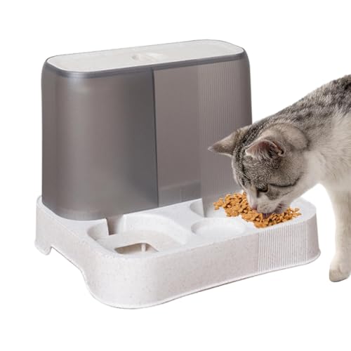 Automatischer Futterautomat für Katzen, automatischer Futterspender für Hunde, 2-in-1-Futterspender für Hunde, versorgt den intelligenten Futterspender für Welpen, von Vibhgtf