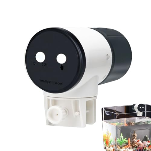 Automatischer Futterspender für Aquarien – Intelligenter elektrischer Aquarien-Futterautomat, Urlaubstimer-Futterautomat für Aquarien, Automatischer Fischfutterspender Automatischer Futterspender für Aquarien – Intelligenter elektrischer Aquarien-Futterautomat, Urlaubstimer-Futterautomat für Aquarien, Automatischer Fischfutterspender von Vibhgtf