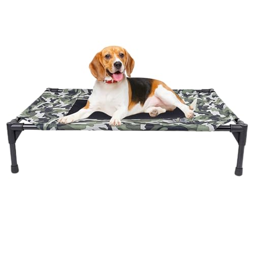 Erhöhtes Haustierbett – erhöhtes Hundebett mit Rahmen – erhöhtes Hundebett mit Rahmen – Doppellagiges Oxford-Netzgewebe – erhöhtes Hundebett mit Struktur Erhöhtes Haustierbett – erhöhtes Hundebett mit Rahmen – erhöhtes Hundebett mit Rahmen – Doppellagiges Oxford-Netzgewebe – erhöhtes Hundebett mit Struktur von Vibhgtf