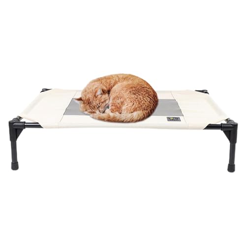 Erhöhtes Haustierbett – erhöhtes Hundebett mit Rahmen – erhöhtes Hundebett mit Rahmen – Doppellagiges Oxford-Netzgewebe – erhöhtes Hundebett mit Struktur Erhöhtes Haustierbett – erhöhtes Hundebett mit Rahmen – erhöhtes Hundebett mit Rahmen – Doppellagiges Oxford-Netzgewebe – erhöhtes Hundebett mit Struktur von Vibhgtf