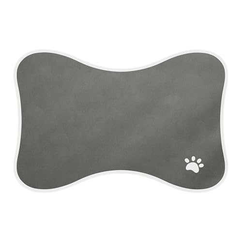 Futtermatte für Hunde, Wassernapfmatte für Haustiere, wasserfeste Futtermatte für Hunde, Welpenfuttermatte mit Knochen, Futtermatte von Vibhgtf