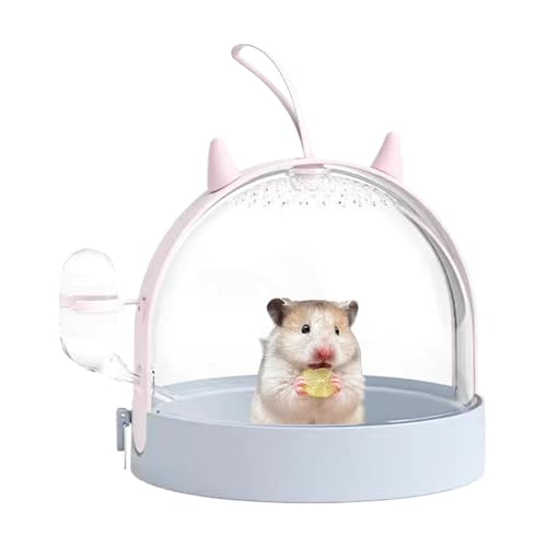 Hamsterkäfig Hamsterträger,- Kleintier-Transportbehälter mit 180-Grad-Seitentür, Hamsterkäfig für Rennmäuse, Igel, Mäuse Hamsterbox mit 180-Grad-Tür, Transportbox für Kleintiere, Transportbox für Ren von Vibhgtf