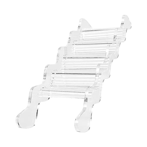 Hamsterleiter, Leiter für Hamster, transparente Kletterleiter für Hamster, Hausbegleiter für Hamster, Rampe für Kleintiere, Rattenspielzeug, Zubehör für von Vibhgtf