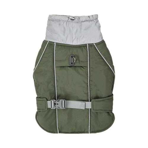 Hunde-Wintermantel – reflektierende Jacke mit Kragen und Geschirr, wasserdichter, Warmer Hunde-Wintermantel aus, gemütliche, Winddichte Winter-Hundejacke Hunde-Wintermantel – reflektierende Jacke mit Kragen und Geschirr, wasserdichter, Warmer Hunde-Wintermantel aus, gemütliche, Winddichte Winter-Hundejacke von Vibhgtf