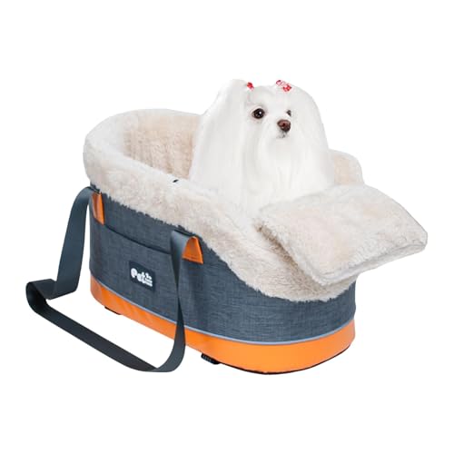 Hundeautositz - Autositz mit Armlehnen, Hunde-Reisetaschen | Hundeerhöhung mit leicht zu tragender Mittelkonsole | Verstellbare Schultergurte von bis Hundeautositz - Autositz mit Armlehnen, Hunde-Reisetaschen | Hundeerhöhung mit leicht zu tragender Mittelkonsole | Verstellbare Schultergurte von bis von Vibhgtf
