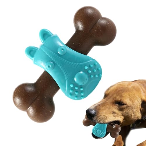 Hundeknochen-Kauspielzeug, Hundezahnreinigungsspielzeug, Bissfestes Hundespielzeug in Knochenform mit konvexen Spitzen, Slow Feeder, Hundespielzeug zur Bereicherung für aggressive Kauer, Hundezahnrein Hundeknochen-Kauspielzeug, Hundezahnreinigungsspielzeug, Bissfestes Hundespielzeug in Knochenform mit konvexen Spitzen, Slow Feeder, Hundespielzeug zur Bereicherung für aggressive Kauer, Hundezahnrein von Vibhgtf