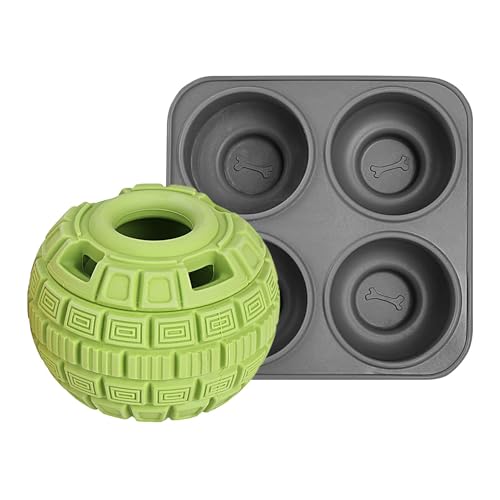 Hundeleckerlis, um Hunde zu beschäftigen, am Stiel-Hundespielzeug | Kauspielzeug für Hunde mit Leckerlispender und Silikonschalen mit 4 Mulden | Einfrierendes Slow-Food-Trainingsspielzeug, Hundepuzzle Hundeleckerlis, um Hunde zu beschäftigen, am Stiel-Hundespielzeug | Kauspielzeug für Hunde mit Leckerlispender und Silikonschalen mit 4 Mulden | Einfrierendes Slow-Food-Trainingsspielzeug, Hundepuzzle von Vibhgtf