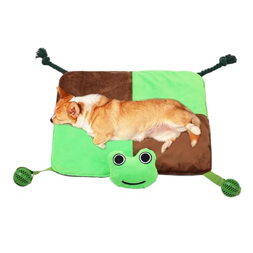 Hundespielteppich – Unterhaltungsmatte mit quietschendem Spielzeug | Interaktives Leckerli-Set für Hunde | Fütterungsmatte zur Linderung von Langeweile mit Quietschspielzeug Hundespielteppich – Unterhaltungsmatte mit quietschendem Spielzeug | Interaktives Leckerli-Set für Hunde | Fütterungsmatte zur Linderung von Langeweile mit Quietschspielzeug von Vibhgtf