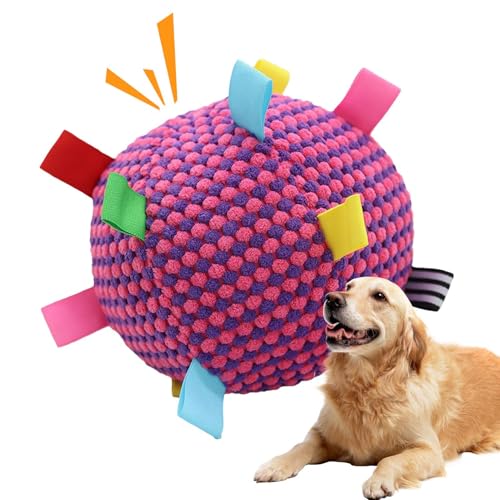 Hundespielzeugball – interaktiver Hundespielball, Scheaky Soft Game For Indoor Cats Chew | Hausspiel Spielzeug Welpe Welpe Outdoor Toy Spiel Quietschend Hundespielzeugball – interaktiver Hundespielball, Scheaky Soft Game For Indoor Cats Chew | Hausspiel Spielzeug Welpe Welpe Outdoor Toy Spiel Quietschend von Vibhgtf