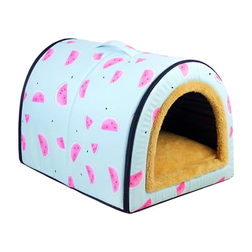 Isolierte Hundehütte, wasserdichtes Hundeschlafsofa – bequemes Höhlen-Hundebett, mittelgroßes Katzenhaus für den Außenbereich, abnehmbares und waschbares Kissen, rutschfeste Unterseite für den Winter Isolierte Hundehütte, wasserdichtes Hundeschlafsofa – bequemes Höhlen-Hundebett, mittelgroßes Katzenhaus für den Außenbereich, abnehmbares und waschbares Kissen, rutschfeste Unterseite für den Winter von Vibhgtf