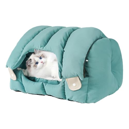 Katzen-Schlafsofa, zusammenklappbare Katzenbetten – saisonale faltbare Katzenbetten 33 x 43 x 50,8 cm | bequemes und waschbares Katzensofa | rutschfestes, abnehmbares Haustierzubehör Katzen-Schlafsofa, zusammenklappbare Katzenbetten – saisonale faltbare Katzenbetten 33 x 43 x 50,8 cm | bequemes und waschbares Katzensofa | rutschfestes, abnehmbares Haustierzubehör von Vibhgtf