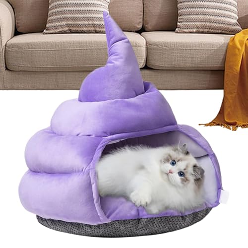Katzenhöhlen für den Innenbereich: Katzenversteck mit Kot, bequeme Haustierbetten, weiches Katzenzelt, Katzenhütte, Katzenzubehör Katzenhöhlen für den Innenbereich: Katzenversteck mit Kot, bequeme Haustierbetten, weiches Katzenzelt, Katzenhütte, Katzenzubehör von Vibhgtf