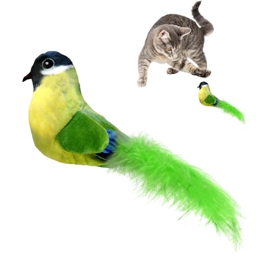 Katzenminze-Spielzeug für Katzen, Katzenspielzeug Katzenminze | Cartoon-Plüsch-Vogelform-Beißspielzeug - Multifunktionales Entspannungszubehör, attraktives Katzenspielzeug mit Rasselpapier für Kätzche Katzenminze-Spielzeug für Katzen, Katzenspielzeug Katzenminze | Cartoon-Plüsch-Vogelform-Beißspielzeug - Multifunktionales Entspannungszubehör, attraktives Katzenspielzeug mit Rasselpapier für Kätzche von Vibhgtf