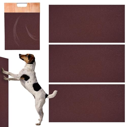 Katzenschleifpapier – Schleifpapier für Haustiere, 3 Stück, Ersatz-Schleifpapier für Hunde, Katzennägel, mit Klebstoff, 50 x 25 cm, 60 Mesh/80 Katzenschleifpapier – Schleifpapier für Haustiere, 3 Stück, Ersatz-Schleifpapier für Hunde, Katzennägel, mit Klebstoff, 50 x 25 cm, 60 Mesh/80 von Vibhgtf