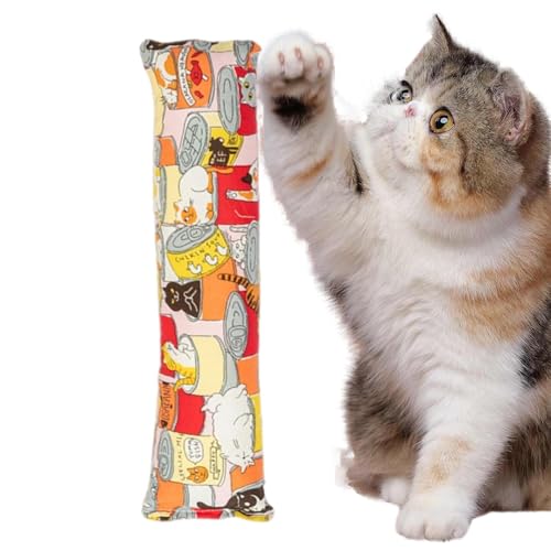 Katzenspielzeug für Katzen, Katzenspielzeug, beißfest, fördert das Kauspielzeug für Kätzchen, Plüschspielzeug mit Katzenminze für Katzen, Streifen Katzenspielzeug für Katzen, Katzenspielzeug, beißfest, fördert das Kauspielzeug für Kätzchen, Plüschspielzeug mit Katzenminze für Katzen, Streifen von Vibhgtf