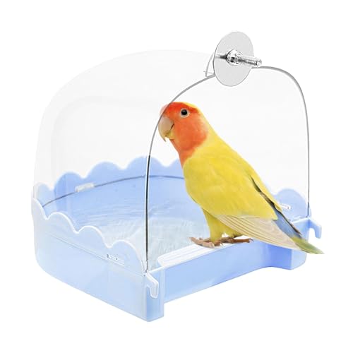 Nymphensittich-Vogelbad, Vogelbadewanne für Käfig,Nymphensittich-Vogel-Badehaus | Multifunktions-Reinigungsbedarf für Haustiere, Vogelkäfig-Zubehör, klare Badewanne für Vögel, wie Turteltauben, Finken Nymphensittich-Vogelbad, Vogelbadewanne für Käfig,Nymphensittich-Vogel-Badehaus | Multifunktions-Reinigungsbedarf für Haustiere, Vogelkäfig-Zubehör, klare Badewanne für Vögel, wie Turteltauben, Finken von Vibhgtf