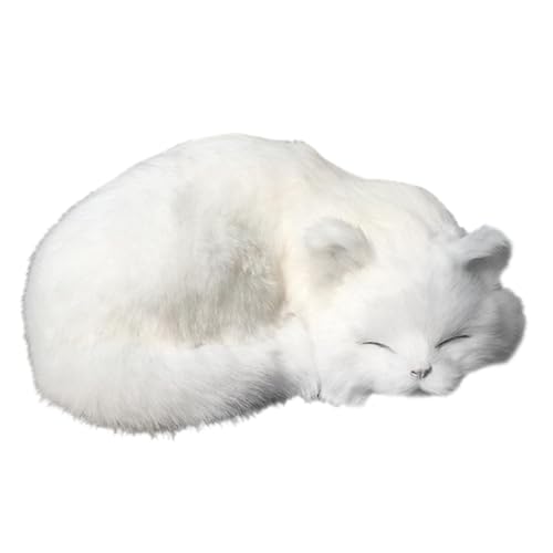 Plüschkatze gefüllt mit Katze, Plüsch-Katzenspielzeug, dekoratives Schlafspielzeug: Tierspielzeug, weiches Katzenfutterspielzeug, 21 cm, simuliertes weiches Tiermodell, Kinder Plüschkatze gefüllt mit Katze, Plüsch-Katzenspielzeug, dekoratives Schlafspielzeug: Tierspielzeug, weiches Katzenfutterspielzeug, 21 cm, simuliertes weiches Tiermodell, Kinder von Vibhgtf