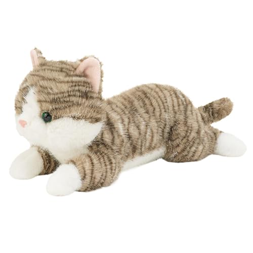 Plüschtiere, Katzenspielzeug, niedliches Plüschtier, liegend, gewichtet, multifunktional, für Nickerchen, Plüschtiere für das Zimmer Plüschtiere, Katzenspielzeug, niedliches Plüschtier, liegend, gewichtet, multifunktional, für Nickerchen, Plüschtiere für das Zimmer von Vibhgtf