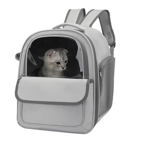 Rucksack für Katzen, atmungsaktiver Rucksack mit Luftblasen für Haustiere, Tragetasche für kleine Hunde, bequemer Rucksack für Katzen und Welpen Rucksack für Katzen, atmungsaktiver Rucksack mit Luftblasen für Haustiere, Tragetasche für kleine Hunde, bequemer Rucksack für Katzen und Welpen von Vibhgtf
