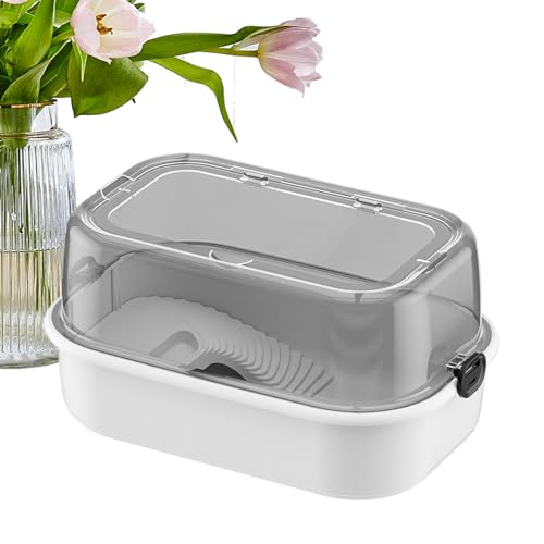 Schildkrötenaquarium-Set – Komplettset für Wasserschildkröten | Multifunktionsbereich, spektakulärer Lebensraum, Bodenablauf und Ruhebereich für kleine Reptilien von Vibhgtf