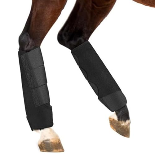 Sportstiefel für pferdes – Neopren Schutzgamaschen, Reitzubehör | Stoßdämpfendes Stallset, Trainingsstütze, Komfort Wraps, Wettbewerbszubehör, Reitbedarf, Ausrüstungsunterstützung, Reiseartikel von Vibhgtf