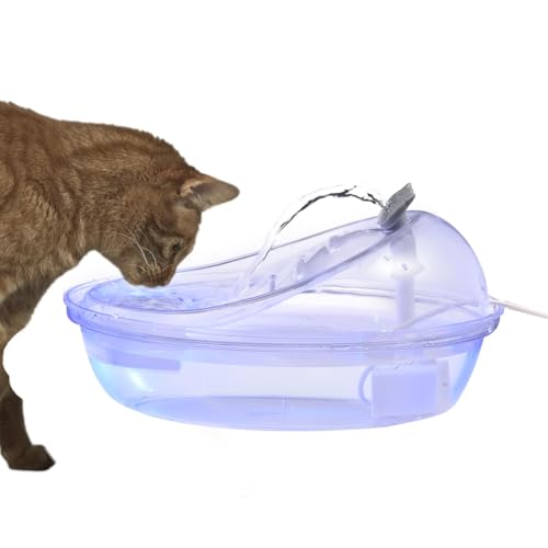 Trinkbrunnen für Hunde, ultra-leise, 2 Liter, transparenter Trinkbrunnen für Hunde und Katzen, Schüssel mit Filter für kleine Trinkbrunnen, Trinkschale für Hunde, Brunnen, Paar Trinkbrunnen für Hunde, ultra-leise, 2 Liter, transparenter Trinkbrunnen für Hunde und Katzen, Schüssel mit Filter für kleine Trinkbrunnen, Trinkschale für Hunde, Brunnen, Paar von Vibhgtf