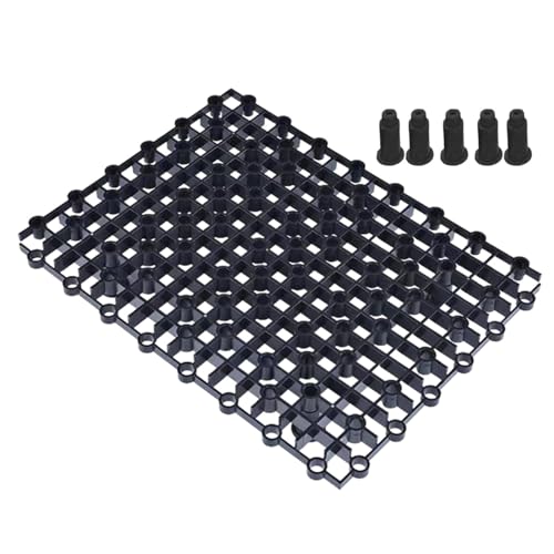 Untere Filterplatte für Aquarien, untere Filterplatte für Aquarien, quadratischer Anschlussschienenfilter, effizientes Zubehör für kleine Haustiere, Aquarium-Zubehör für von Vibhgtf