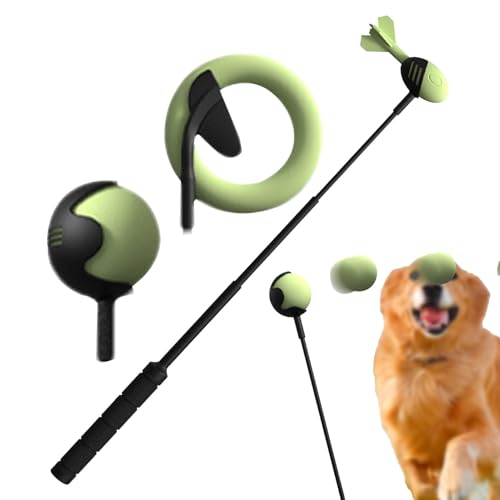 Vibhgtf Ballwerfer für Haustiere, Tennisballwerfer für Haustiere, interaktives Set für Hunde, rutschfester Griff, Tennisballwerfer für Spaziergänge Vibhgtf Ballwerfer für Haustiere, Tennisballwerfer für Haustiere, interaktives Set für Hunde, rutschfester Griff, Tennisballwerfer für Spaziergänge von Vibhgtf