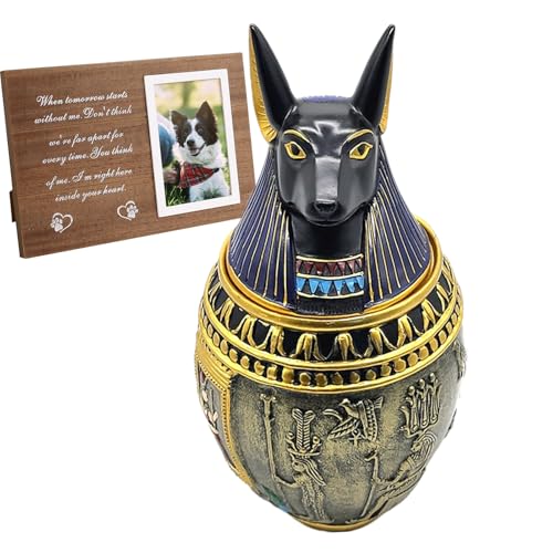 Vibhgtf Haustierurne - Gedenkhundeische Urne, Keepaksaks Cycy Resin Basis Für Gedächtnis | Commorative Begräbnissteigere Souvenir Katze Death Urne Animale Von Hand von Vibhgtf